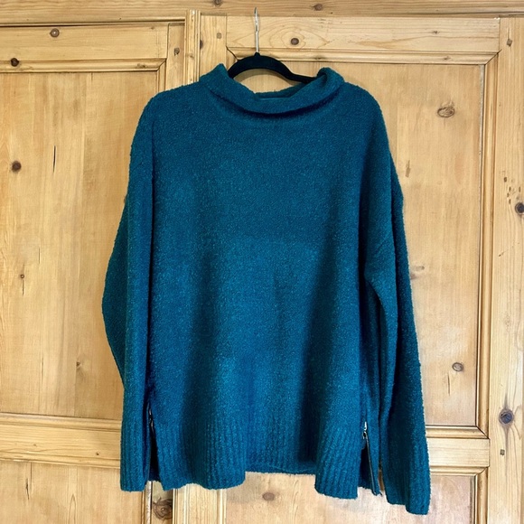 Westbound Women’s Teal Cowl Neck Sweater Size 3X - Picture 1 of 7